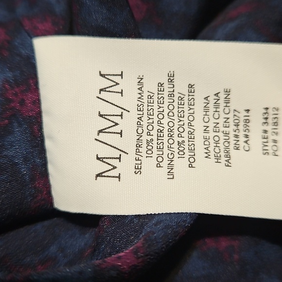 Cabi Artist Blue Multi Floral Cami Top - Picture 6 of 7